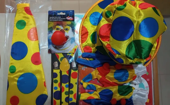 Kit Fantasia de Palhaço 