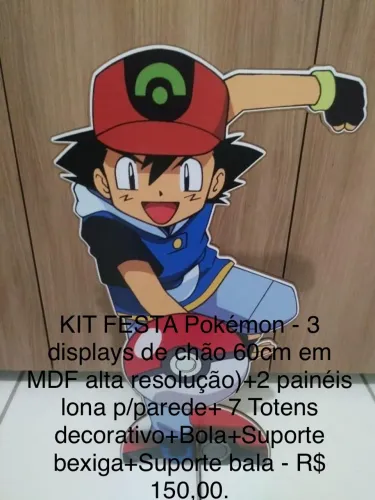KIT FESTA Pokémon Completo - Decoração Infantil