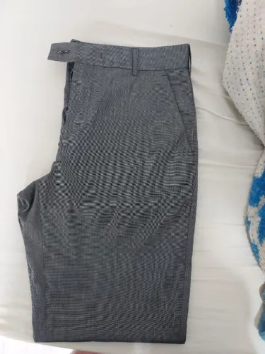 Calça social cinza