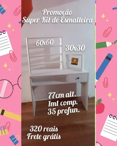 Super Kit de Esmalteira com Frete Grátis
