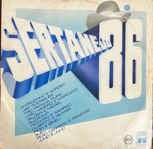LP disco de vinil Sertanejo 86 sucessos 