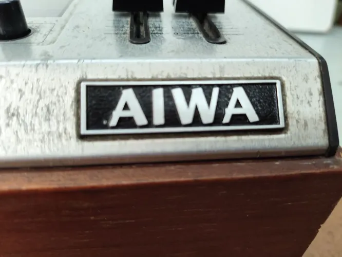Gravador tape deck Aiwa relíquia anos 60 ACEITO OFERTA!