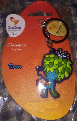 Chaveiro olimpíadas 2016 Tom ping pong 