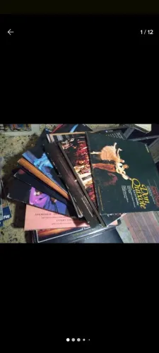 Laserdisc lote com 21 LDS opera e ballet