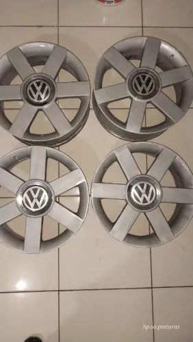 Jogo de Rodas Volkswagen audi S3 Prata 4 furos usadas