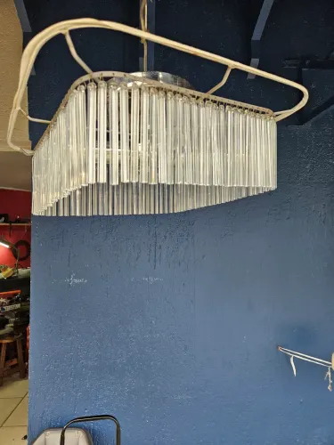 Lustre Retangular com Vidro
