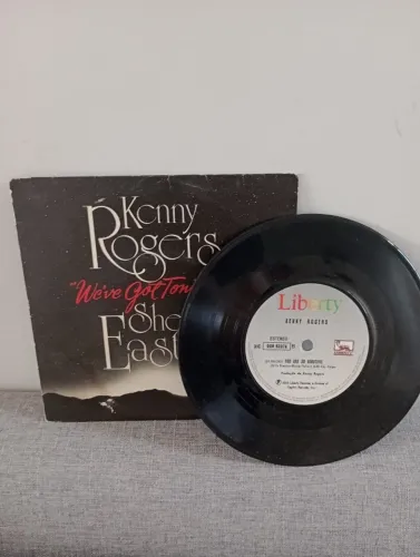 Vinil compacto 7 - Kenny Rogers, Sheena Easton 1983 We've Got Tonight