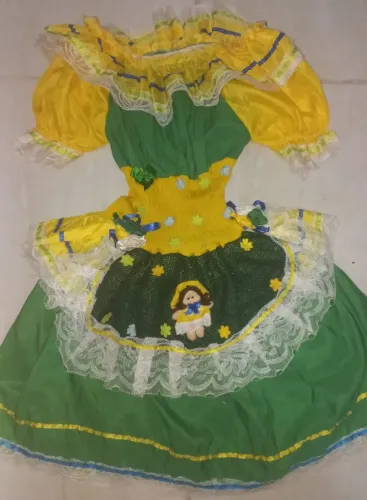 Vestido Infantil - Festa Junina