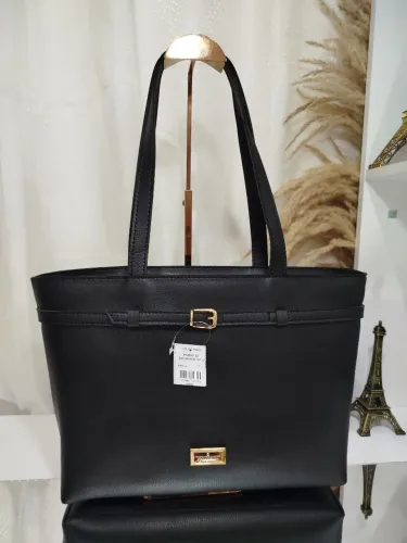 Bolsa original couro fino em tamanho grande 