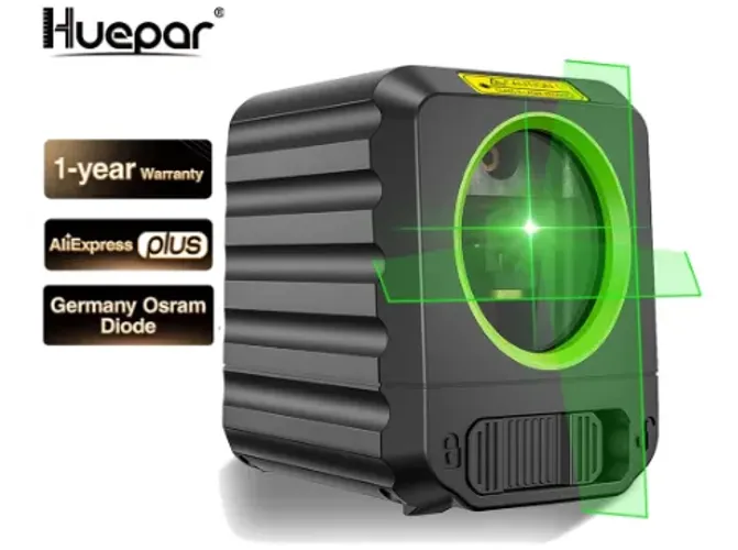 Nível a laser verde + Suporte magnético pronta entrega novo original Huepar