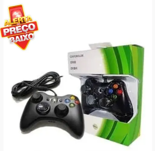 Controle Xbox 360 com Fio 