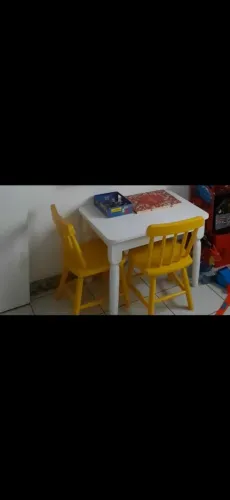Mesa e 2 cadeiras - infantil Tok Stok