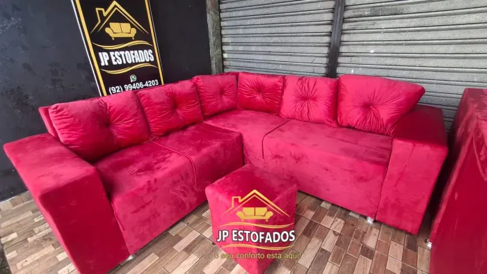 SOFÁ DE CANTO ENTREGA GRÁTIS