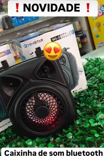 Caixa de som com Bluetooth