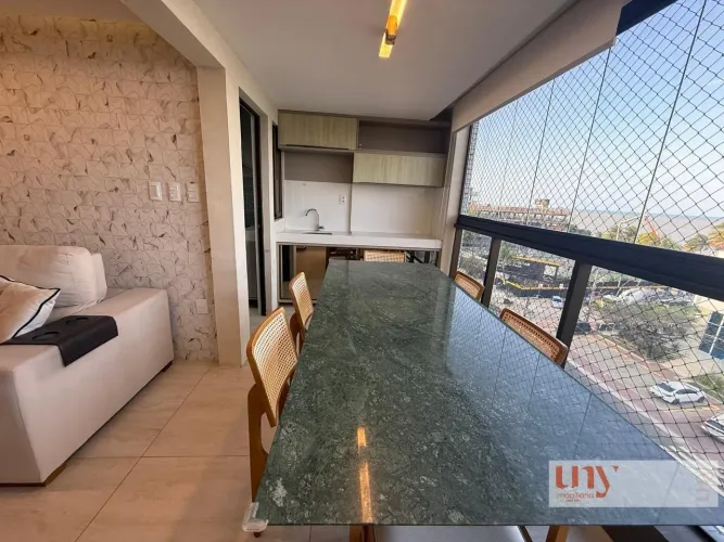Apartamento porteira fechada com 93 m² e 3 quartos a poucos metros do mar no Jardim Ocean