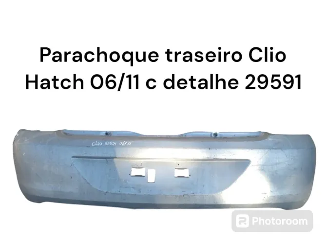 Parachoque Traseiro Clio Hatch 06/11 Detalhe 29591