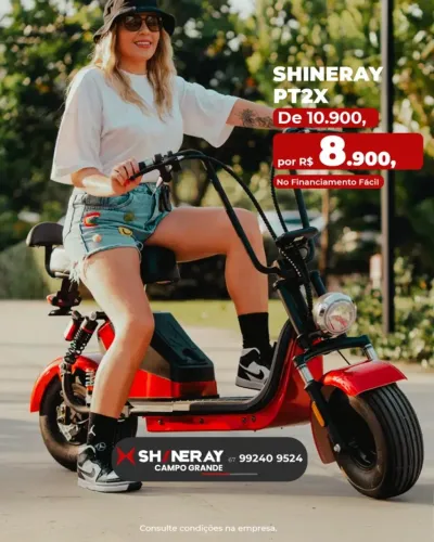 Scooter elétrica ZERO KM - melhores condições de FINANCIAMENTO