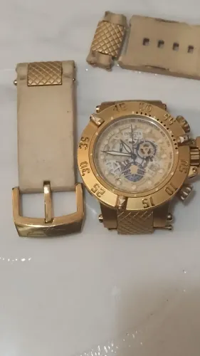 Relógio Invicta Subaqua Original Dourado subaqua