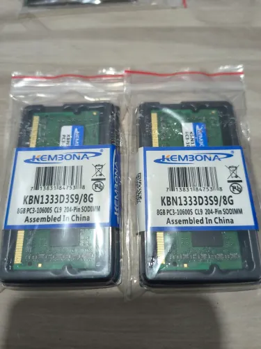 Memória RAM ddr3 8gb cada 1.5V