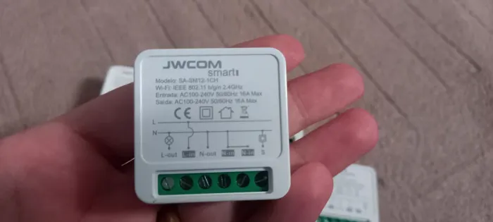 Kit com 9 Mini Interruptor Wifi Inteligente Automação Alexa Google 16a
