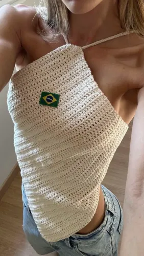 Cropped Crochê
