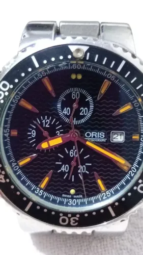 LÍNDO RELÓGIO ORIS CARLOS COSTE . !!!
