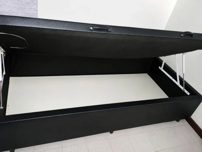 Cama baú solteiro 