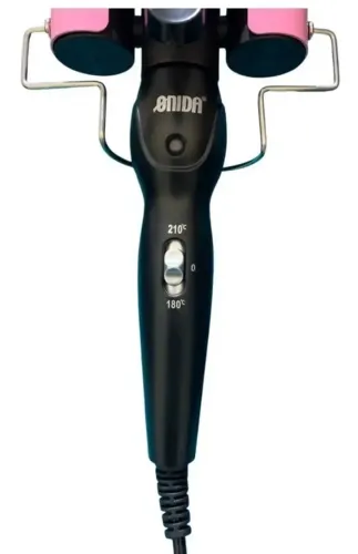Modelador Tri Ondas Cacheador Cerâmica 32mm Rosa