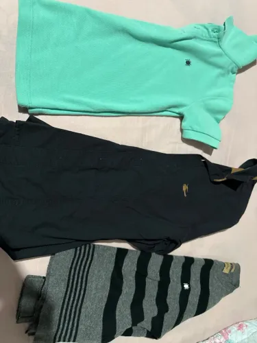 Roupas de 6 , 10 e 12 anos usadas mas conservadas.