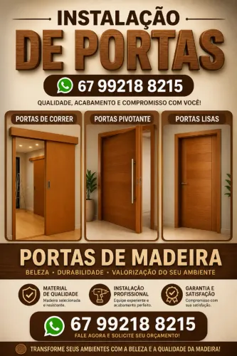 Instalaçao de portas Obras e Residencias em geral