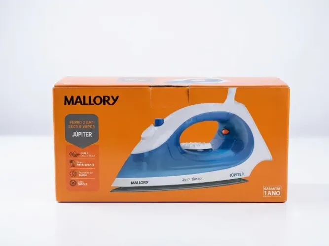 Ferro de Passar Malloy Júpiter 2 em 1