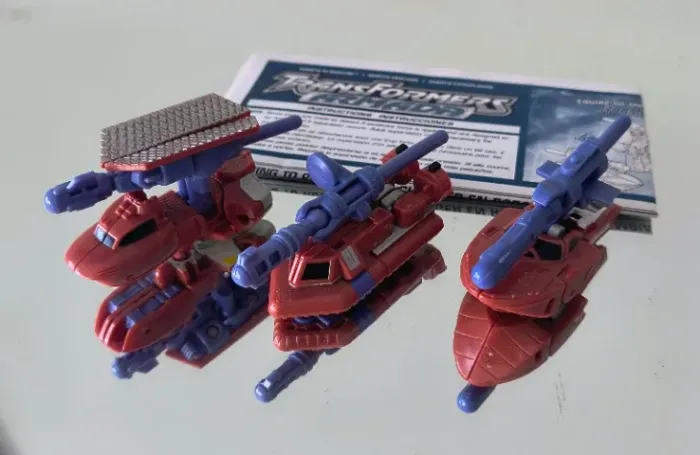 Transformers Armada Sea Mini-Con Team, versão na cor original com manual, Unicron Battles