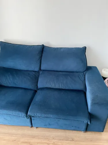 SOFÁ RETRÁTIL AZUL 