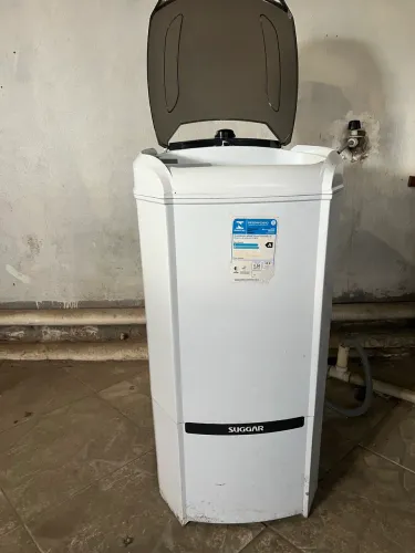 Tanquinho Suggar Lavamax Eco 10kg Branco/Preto