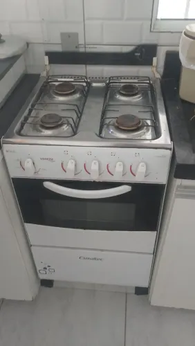Só com um pouco de defeito nas bocas do fogão