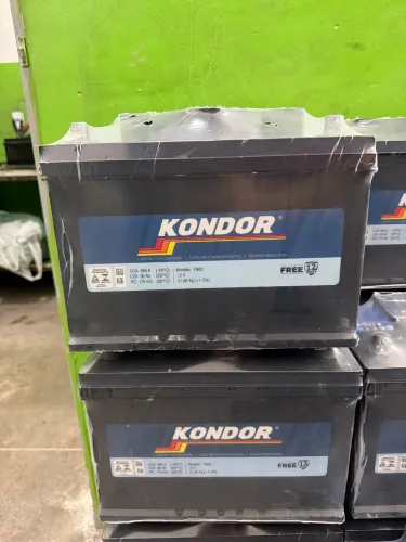 Bateria 90 amperes Kondor 1 ano de garantia 