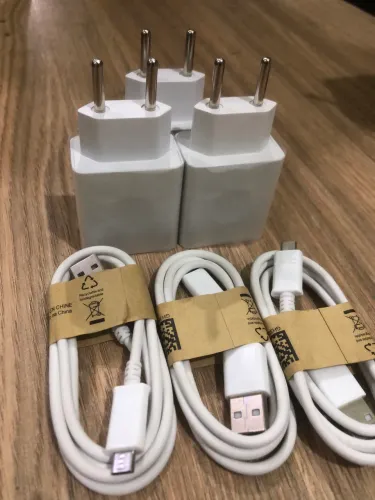 Kit carregador turbo charge 4.0 +cabo micro usb