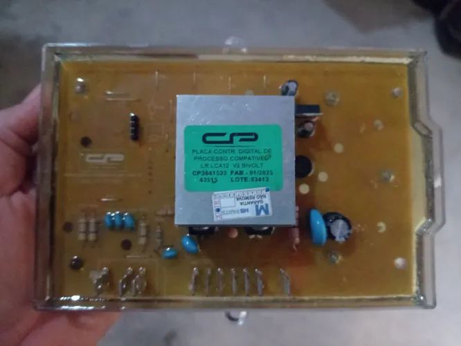 Placa de máquina de lavar comprei errada