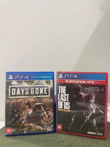 Jogos PS4 - The Last of Us + Days Gone (Mídia física)