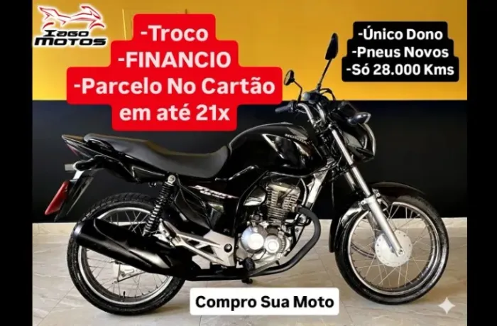 Honda CG Start 160 2024, Único Dono, pop factor fan titan bros 125 150 300 cb fazer xre