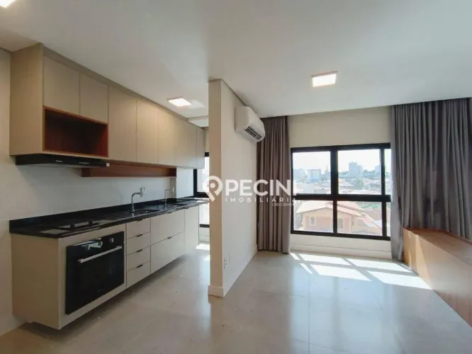 Apartamento com 1 dormitório e 2 vagas para locação - Centro - Rio Claro/SP