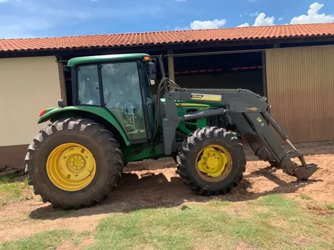 Trator John Deere 6110J Ano 2016 Conj Pam 1100, Lâmina e concha