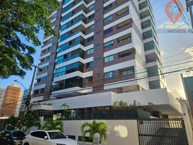 Apartamento com 3 dormitórios à venda, 130 m² por R$ 1.600.000 - Ponta Verde - Maceió/AL