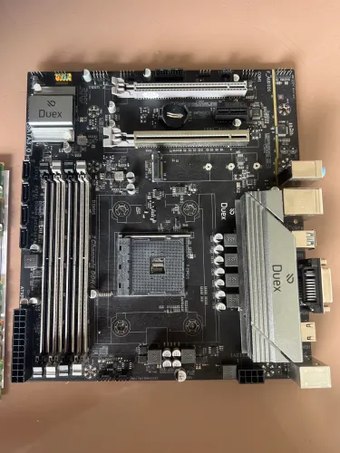 Placa mãe B550 duex em curto