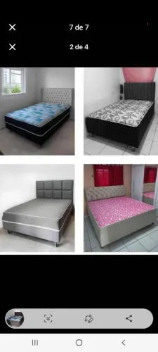 Cama box casal