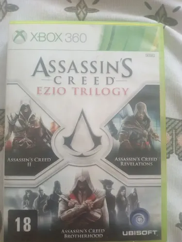 Jogo do Xbox 360 original - Assassin's creed Ezio trilogy (Usado)