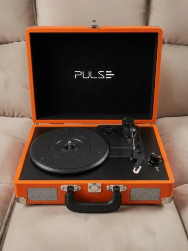Toca-discos Pulse Retrô Berry Bluetooth - Seminovo