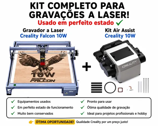 Máquina a laser + air assist