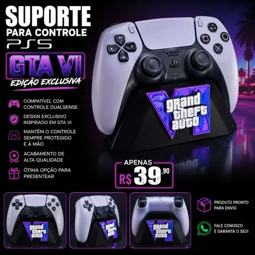 Suporte pra controle GTA VI