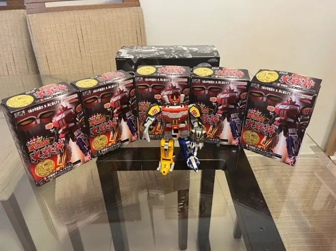 Bandai Super Mini-pla Daizyujin (Megazord de Mighty Morphin Power Rangers)